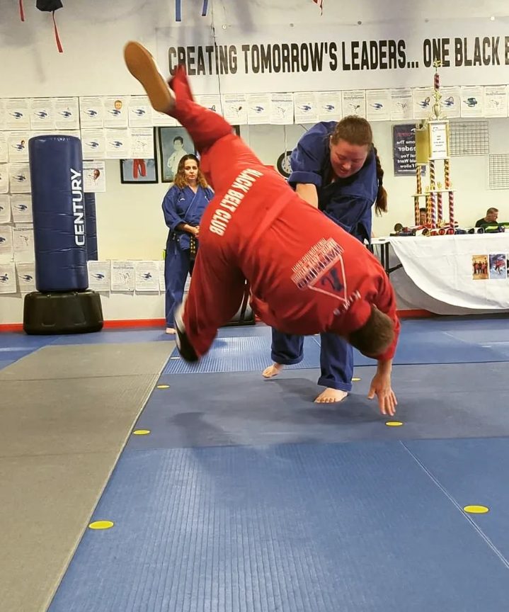 Adult martial arts training